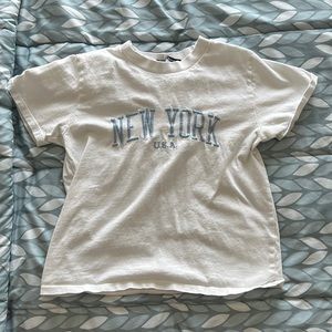 Brandy Melville New York Baby Tee